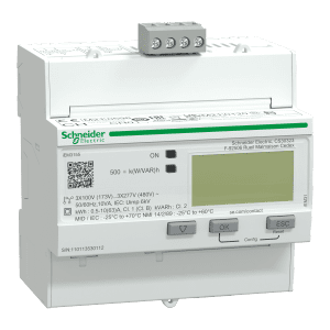 A9Mem3155, Iem3155 Energy Meter, 63 A, Modbus, 1 Digital I, 1 Digital O, Multi-Tariff, Mid, A9MEM3155