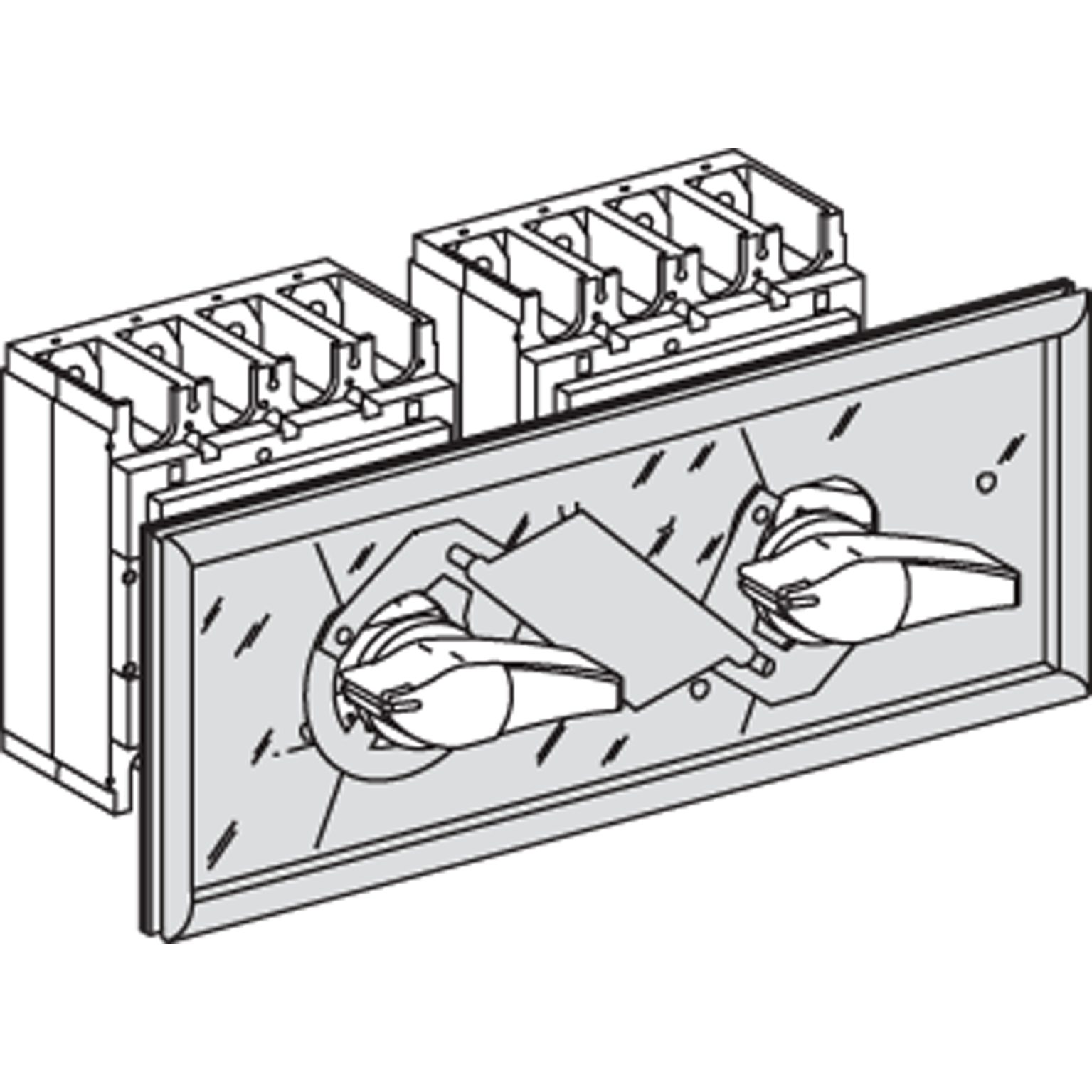 Interlocking - For Devices With Direct/Extended Rotary Handle - 320...630 A, 31074
