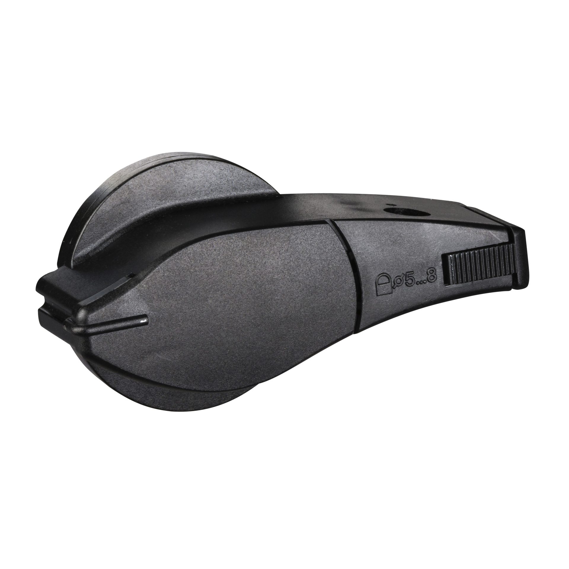 Front, Side Rotary Handle - Black Handle, 31082