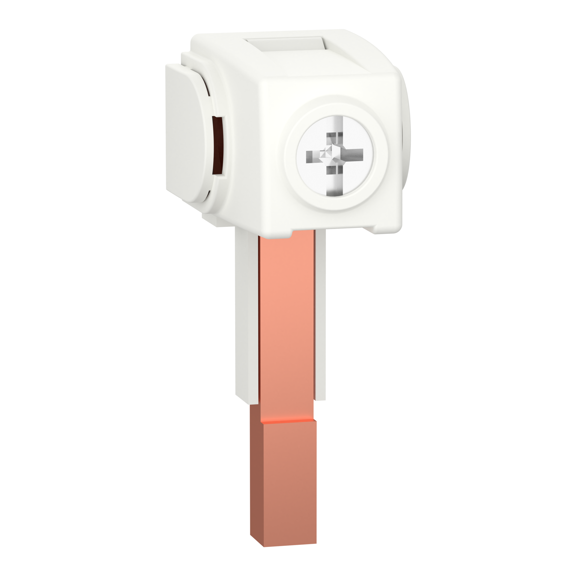 Set Of 4 Connectors 100A Monoconnect For 3P+N Comb Busbar, A9XPCM04